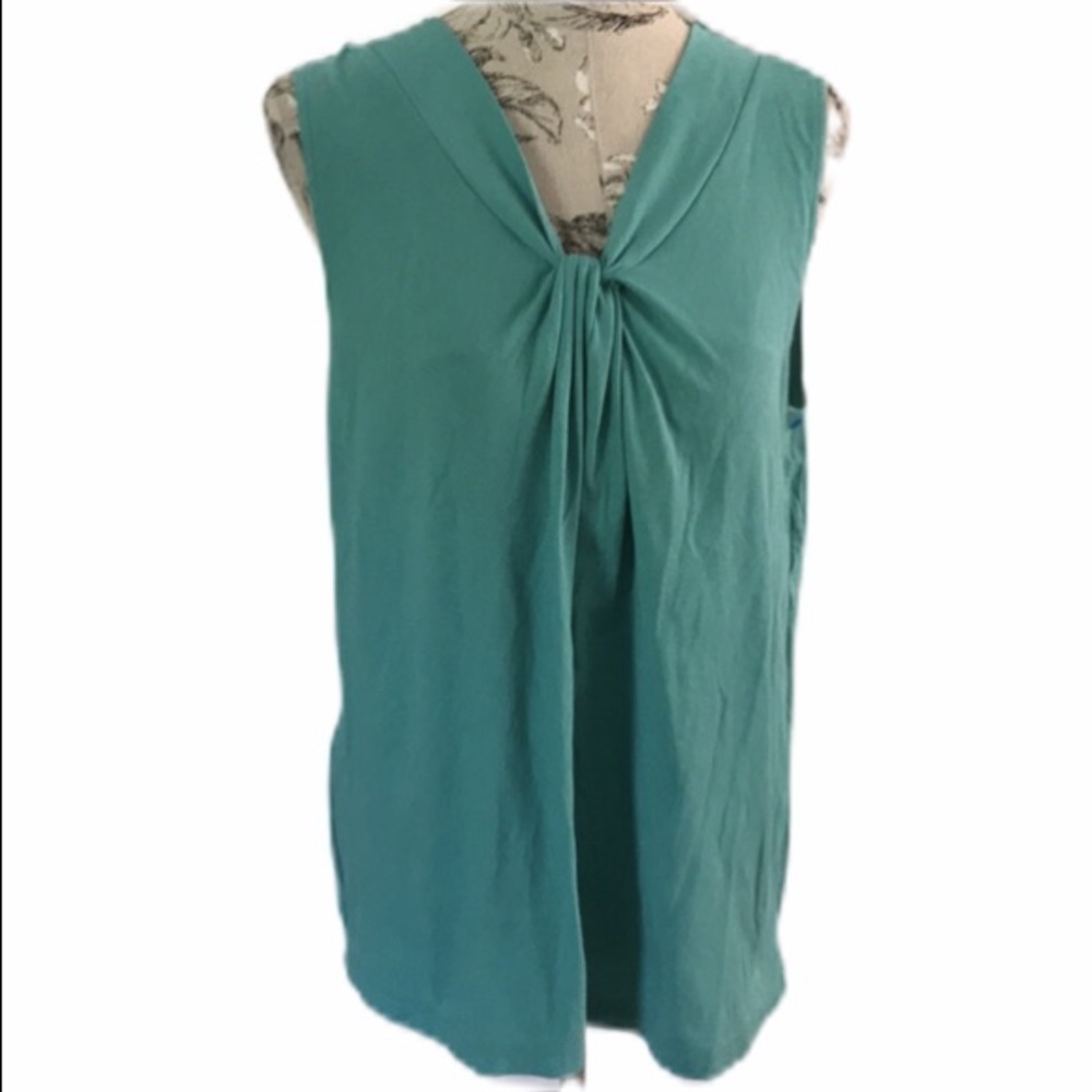 *TALBOTS Green Sleeveless Top L